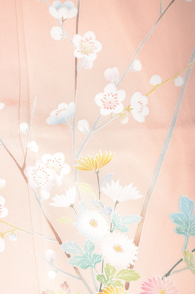 Long-sleeved kimono 6 items set / Furisode / FK#1-322