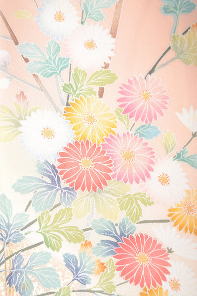 Long-sleeved kimono 6 items set / Furisode / FK#1-322