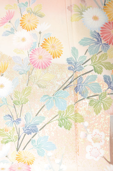 Long-sleeved kimono 6 items set / Furisode / FK#1-322