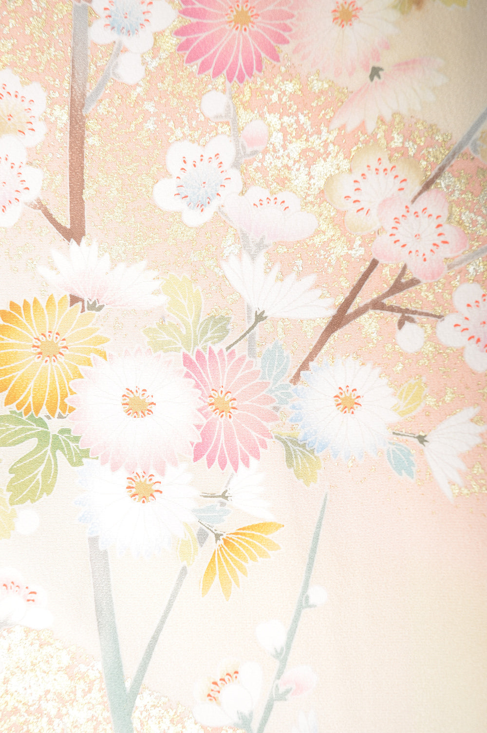 Long-sleeved kimono 6 items set / Furisode / FK#1-322