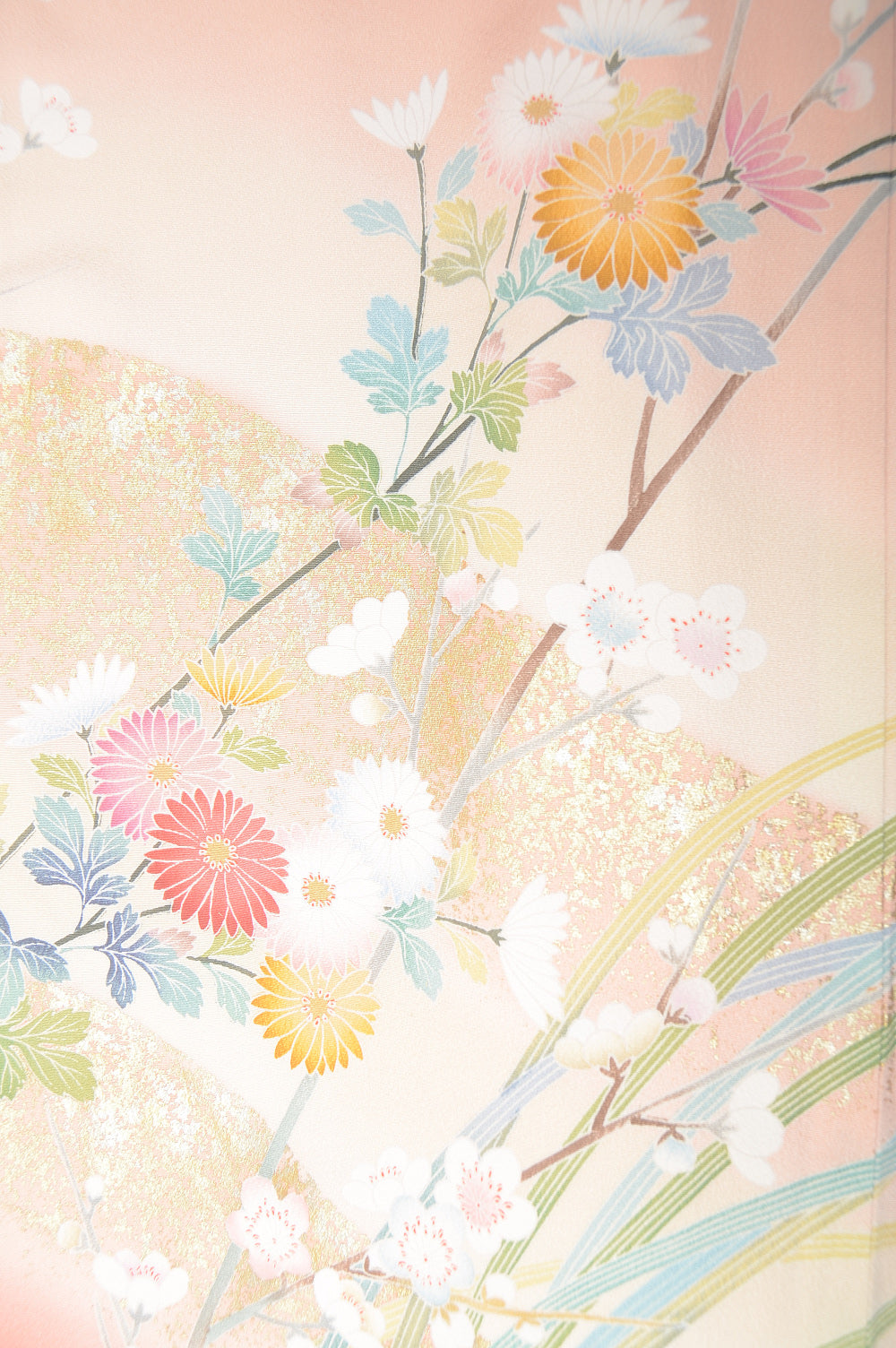 Long-sleeved kimono 6 items set / Furisode / FK#1-322