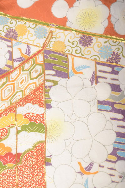 Long-sleeved kimono 6 items set / Furisode / FK#1-323