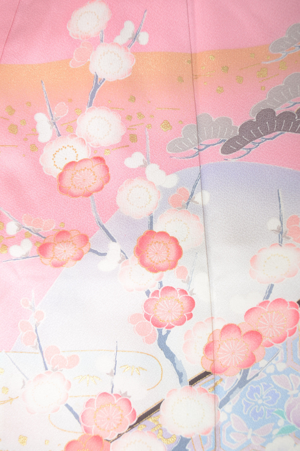 Long-sleeved kimono 6 items set / Furisode / FK#1-324
