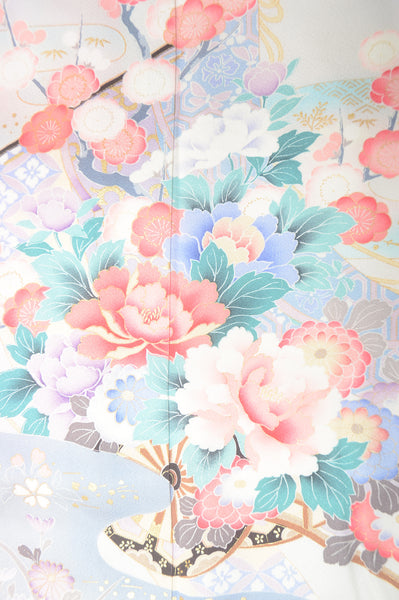 Long-sleeved kimono 6 items set / Furisode / FK#1-324