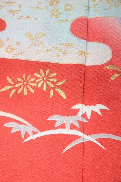 Long-sleeved kimono 6 items set / Furisode / FK#1-324