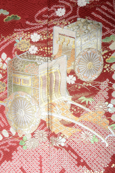 Long-sleeved kimono 6 items set / Furisode / FK#1-326