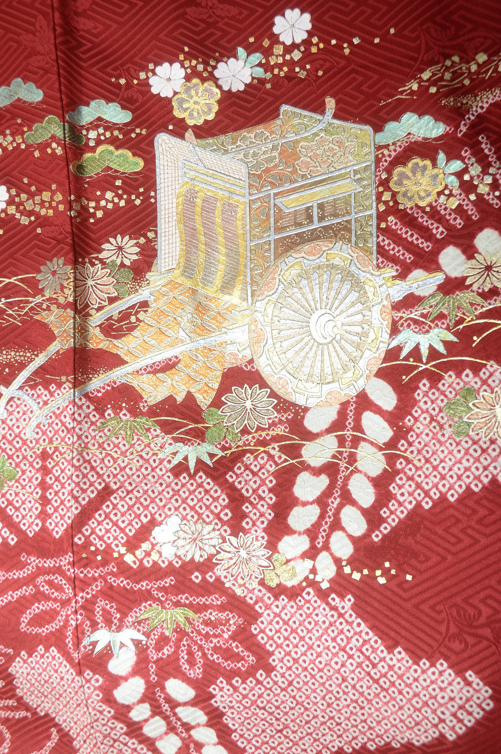 Long-sleeved kimono 6 items set / Furisode / FK#1-326