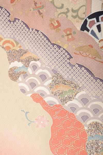 Japanese kimono 6 items set / TK #1302