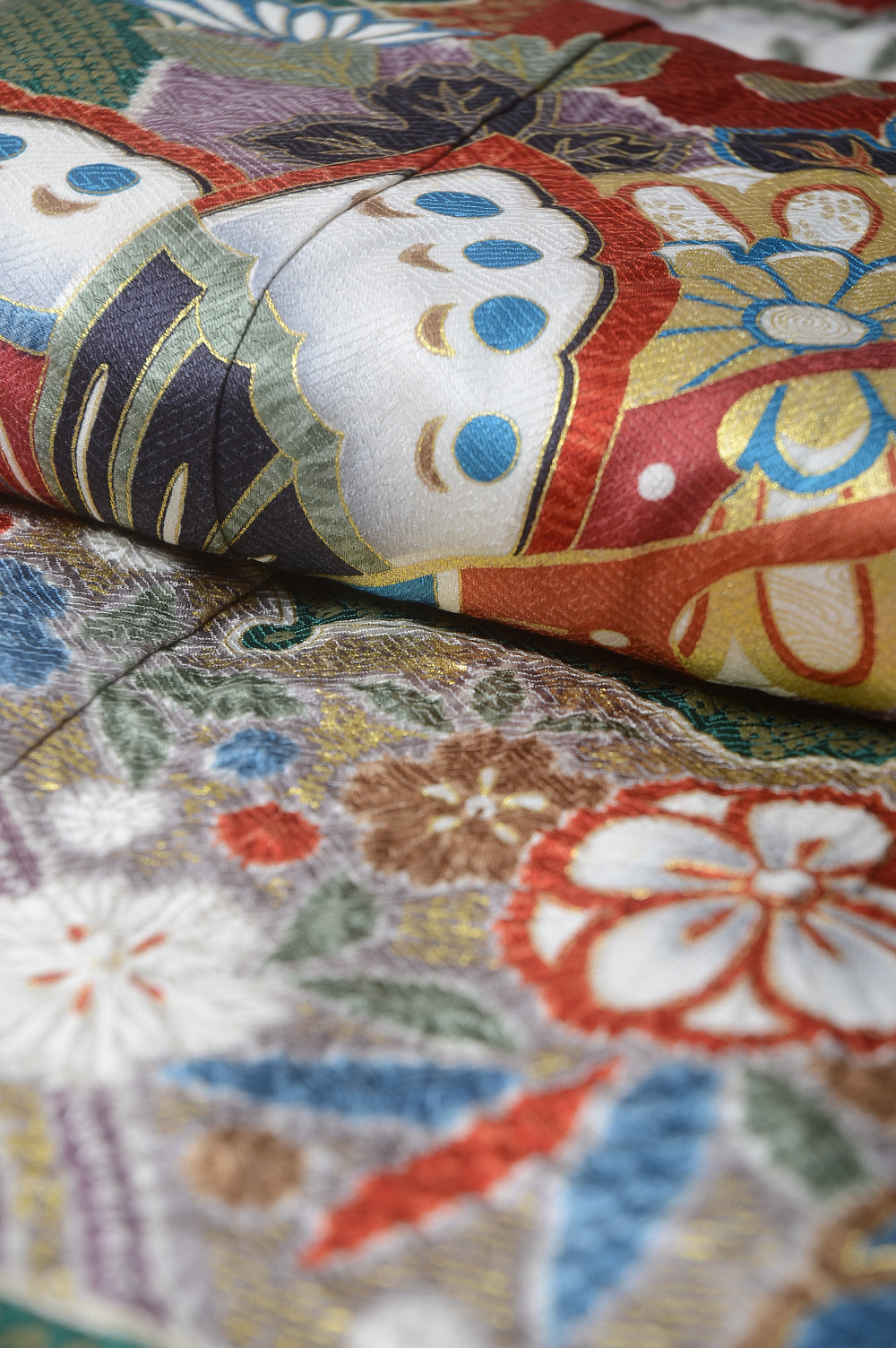 Long-sleeved kimono 6 items set / Furisode / FK#1-234