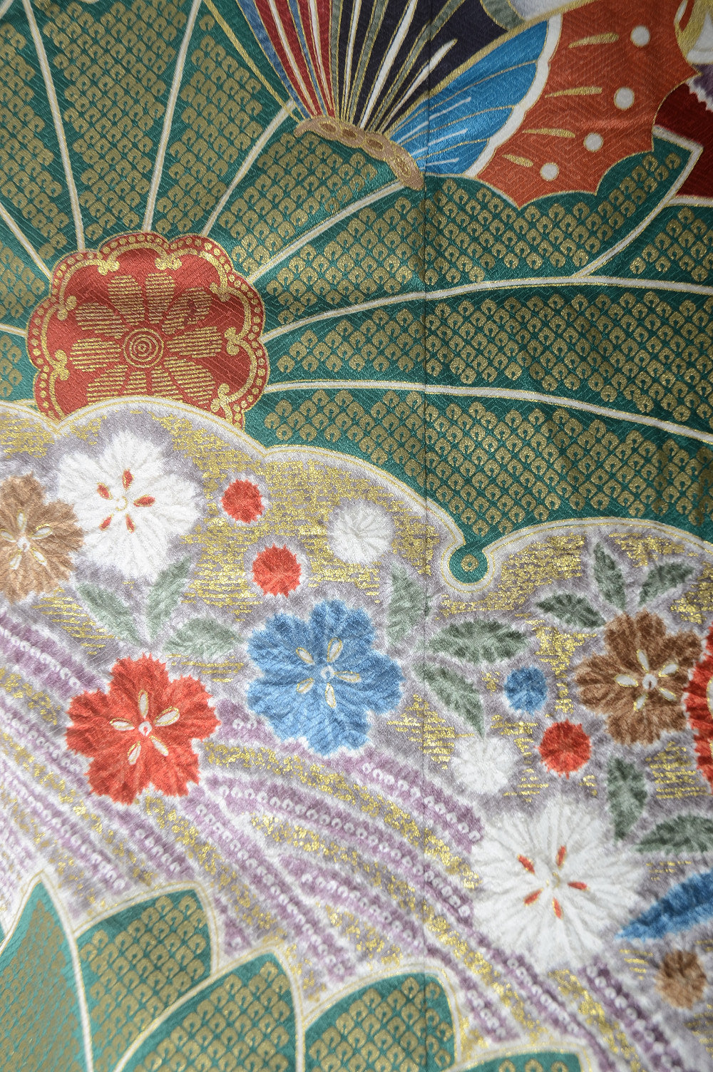 Long-sleeved kimono 6 items set / Furisode / FK#1-234