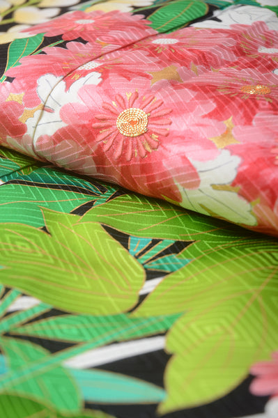 Long-sleeved kimono 6 items set / Furisode / FK#1-237