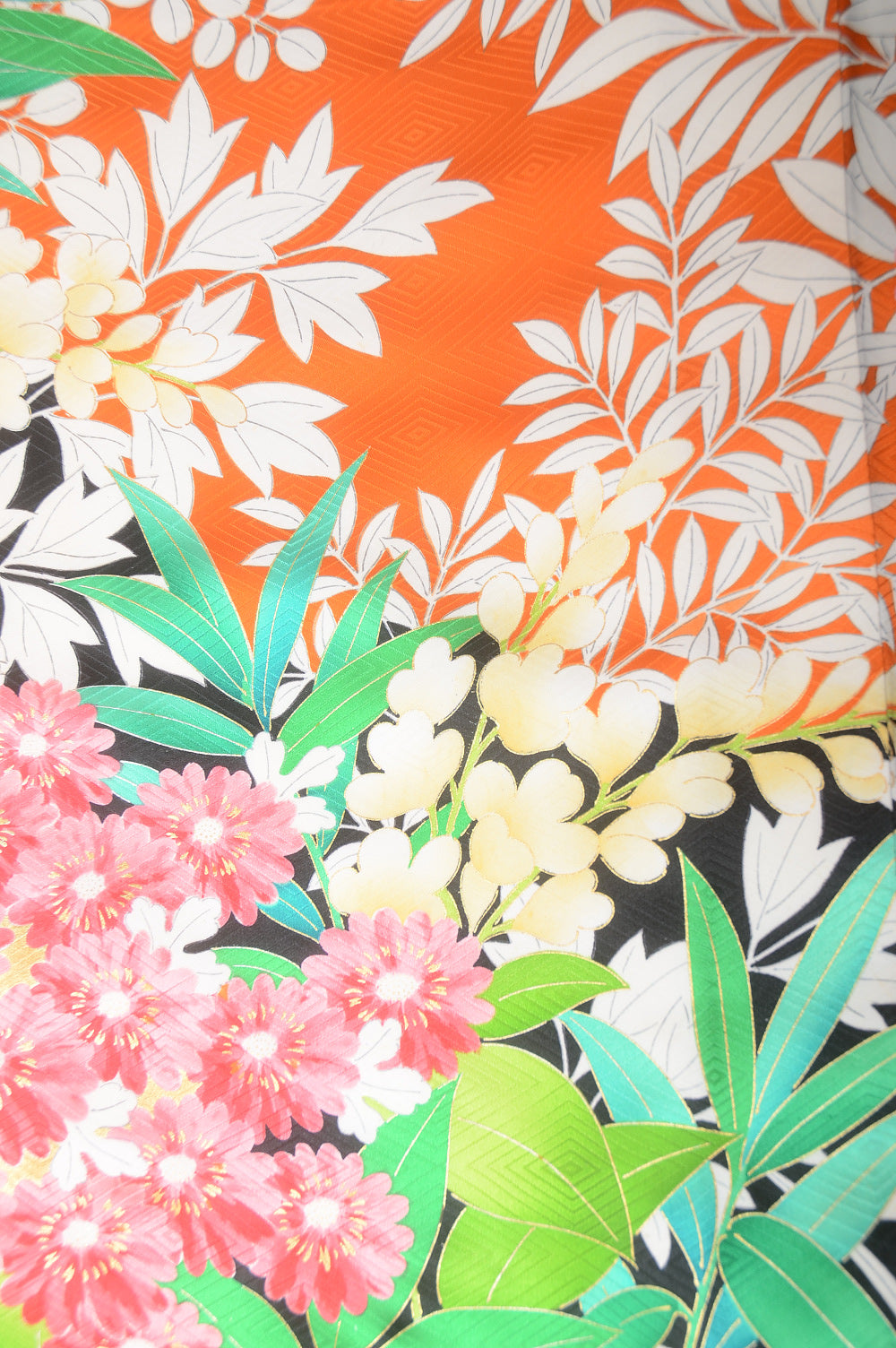 Long-sleeved kimono 6 items set / Furisode / FK#1-237