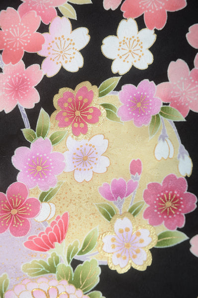 Long-sleeved kimono 6 items set / Furisode / FK#1-238