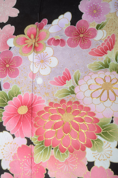 Long-sleeved kimono 6 items set / Furisode / FK#1-238