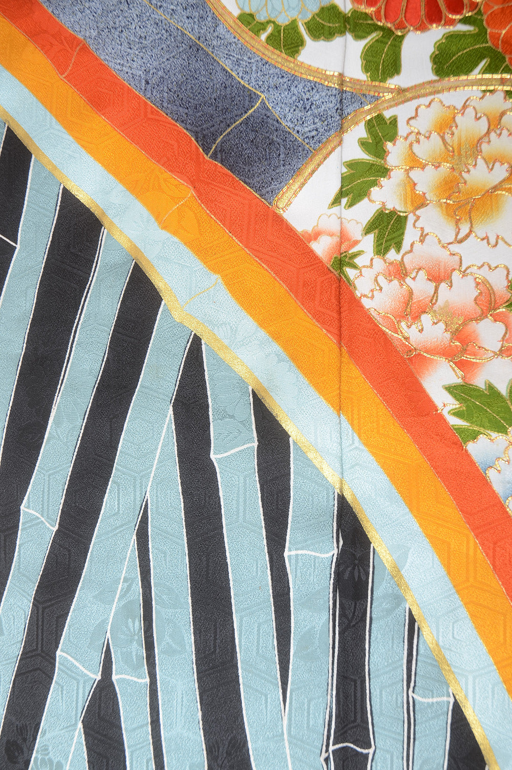 Long-sleeved kimono 6 items set / Furisode / FK#1-242