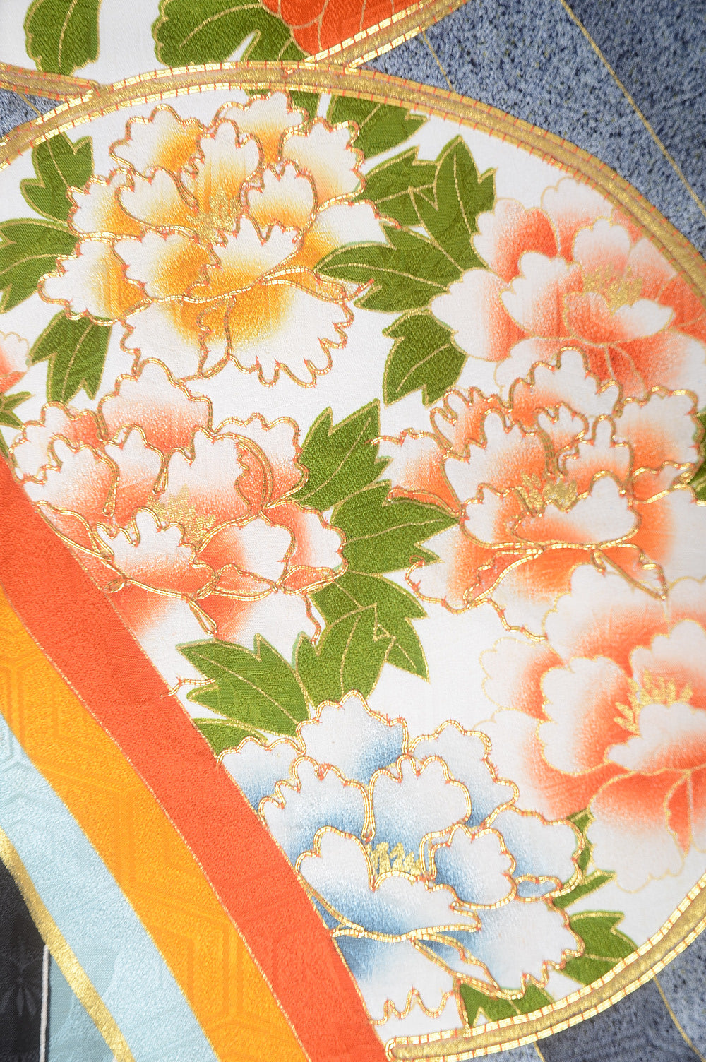 Long-sleeved kimono 6 items set / Furisode / FK#1-242