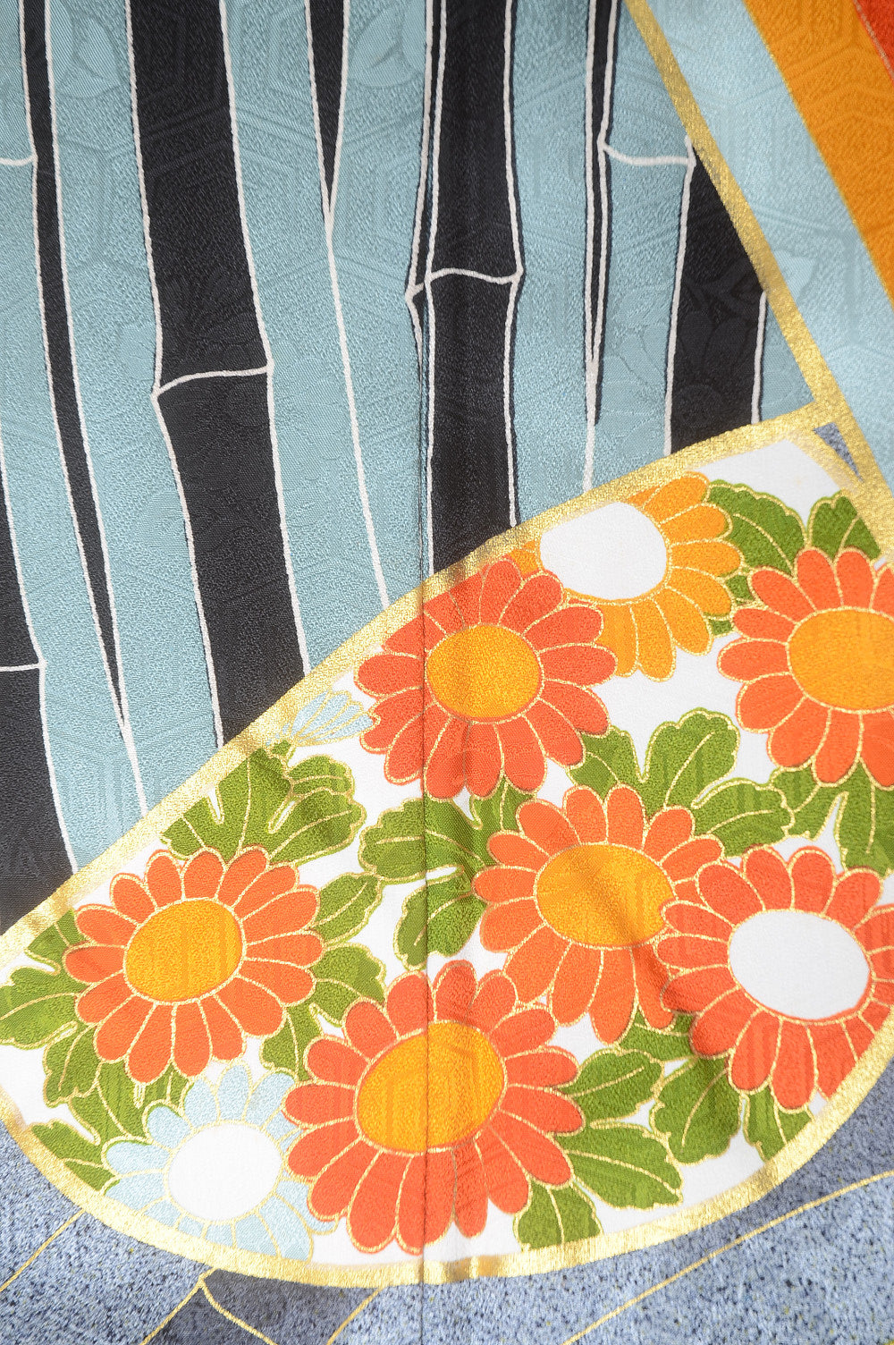 Long-sleeved kimono 6 items set / Furisode / FK#1-242