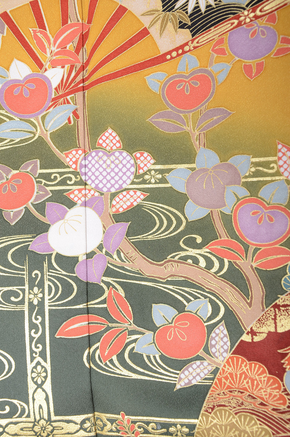 Long-sleeved kimono 6 items set / Furisode / FK#1055