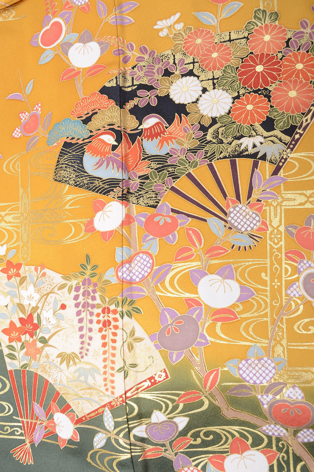 Long-sleeved kimono 6 items set / Furisode / FK#1055