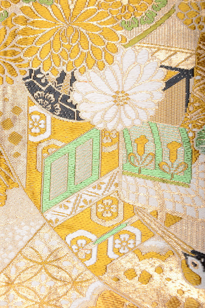 Long-sleeved kimono 6 items set / Furisode / FK#1056