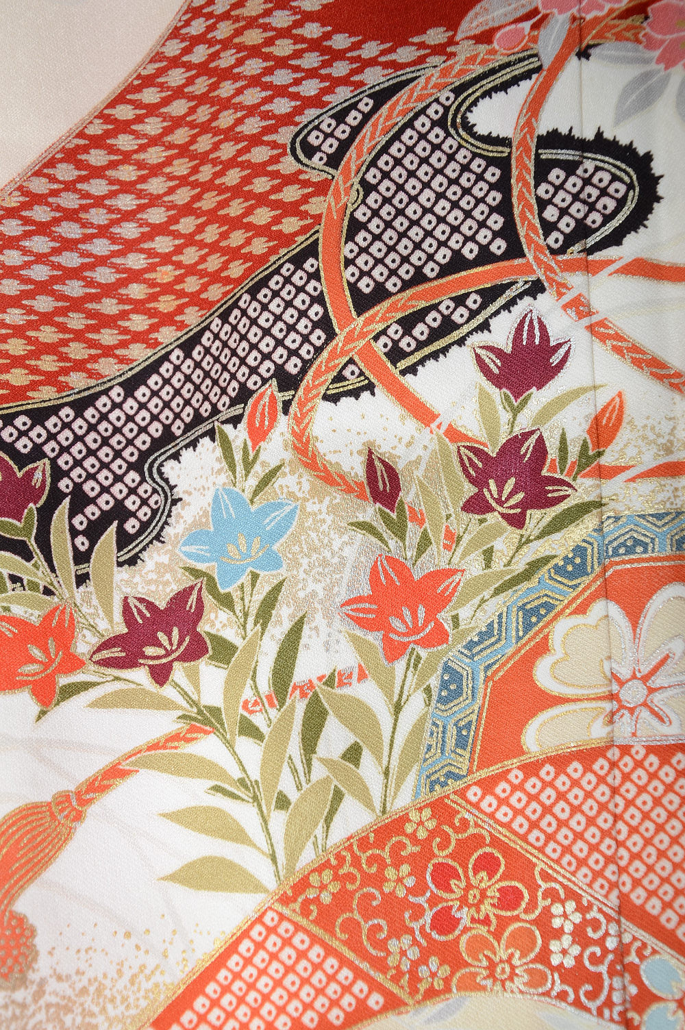Long-sleeved kimono 6 items set / Furisode / FK#1057