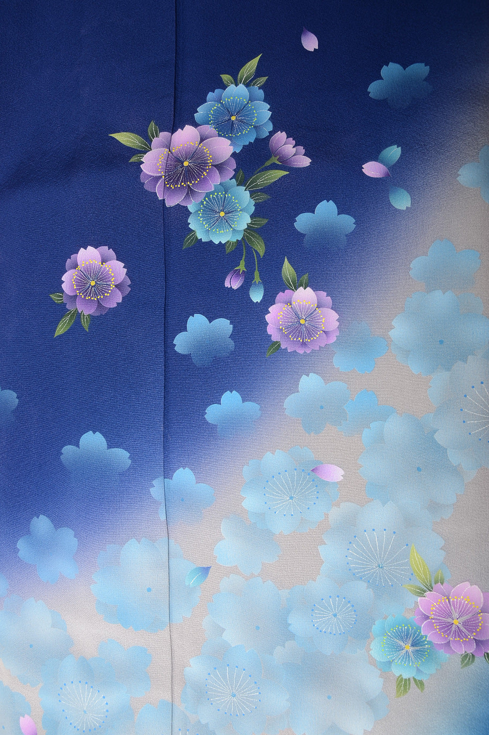Long-sleeved kimono 6 items set / Furisode / FK#1058
