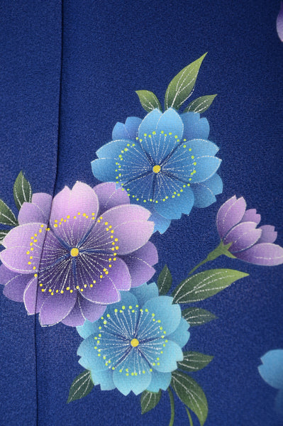 Long-sleeved kimono 6 items set / Furisode / FK#1058