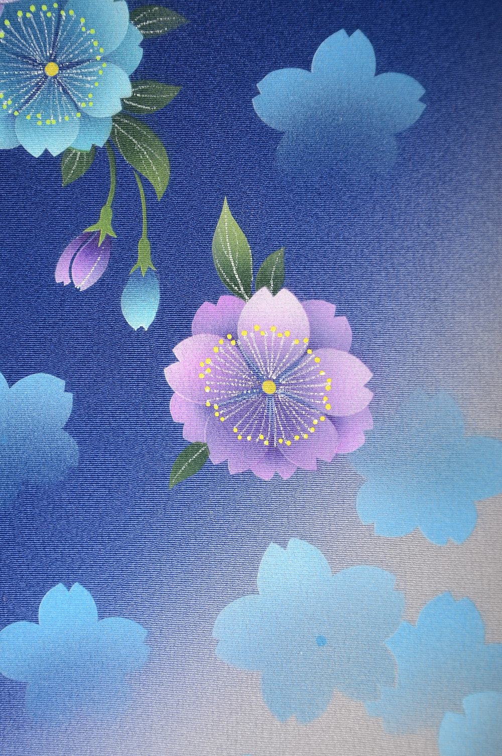 Long-sleeved kimono 6 items set / Furisode / FK#1058