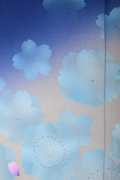 Long-sleeved kimono 6 items set / Furisode / FK#1058