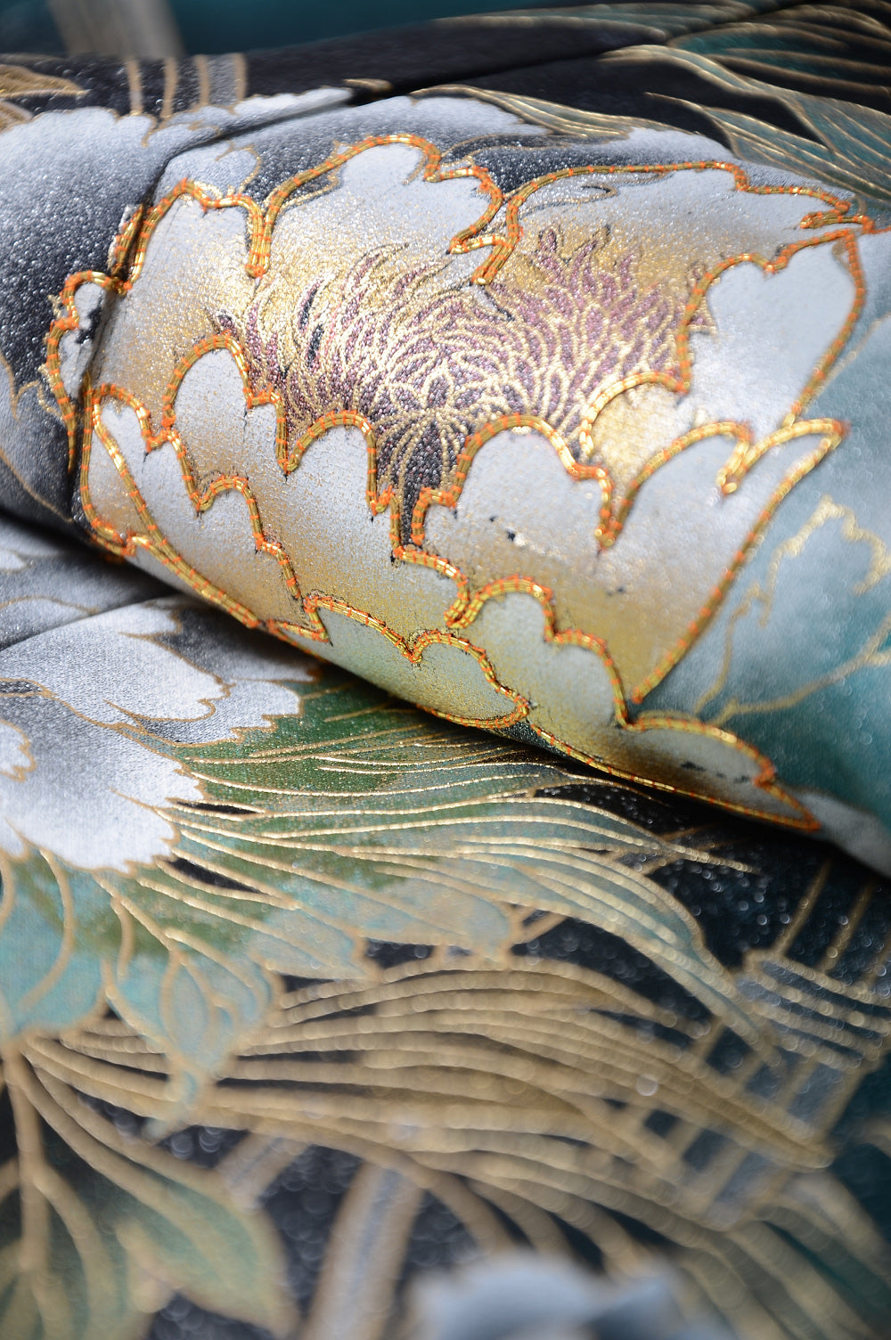 Long-sleeved kimono 6 items set / Furisode / FK#1059