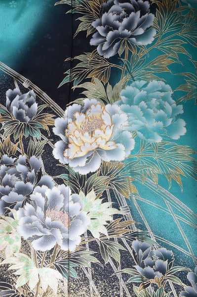 Long-sleeved kimono 6 items set / Furisode / FK#1059