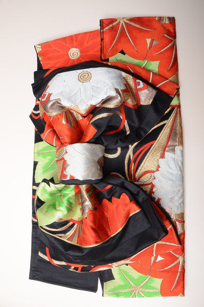 Long-sleeved kimono 6 items set / Furisode / FK#1059