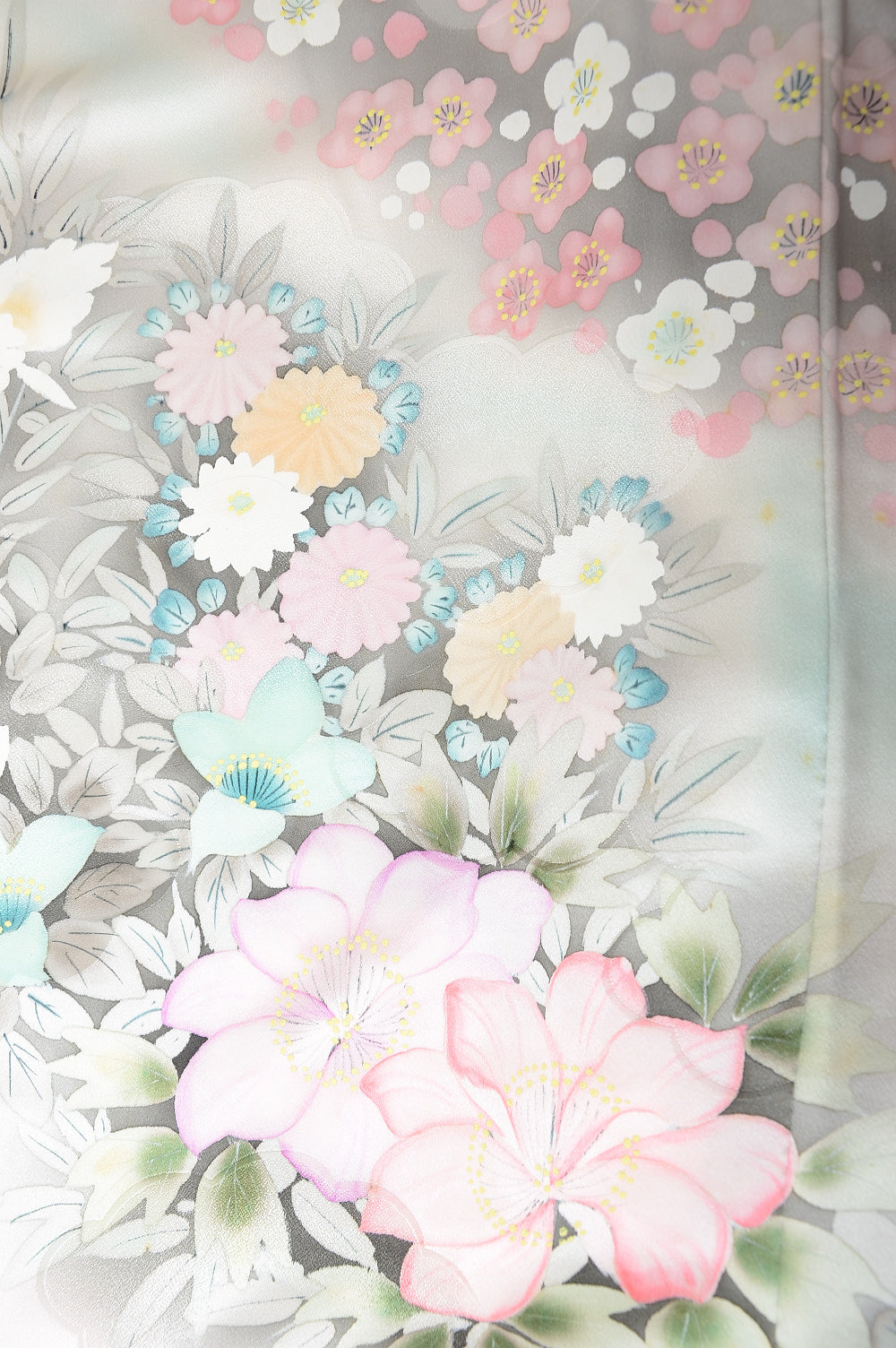 Long-sleeved kimono 6 items set / Furisode / FK#1060