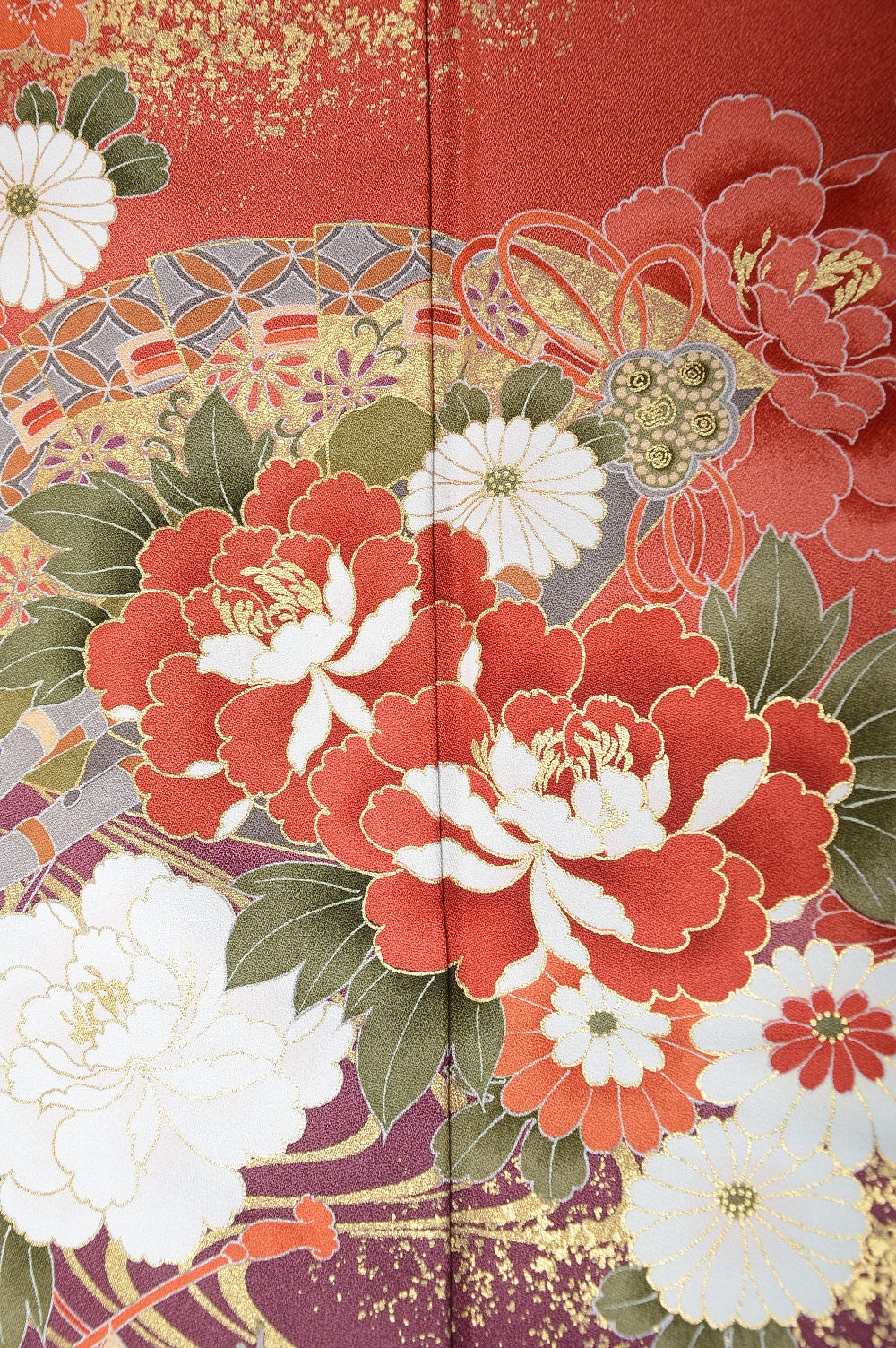 Long-sleeved kimono 6 items set / Furisode / FK#1062