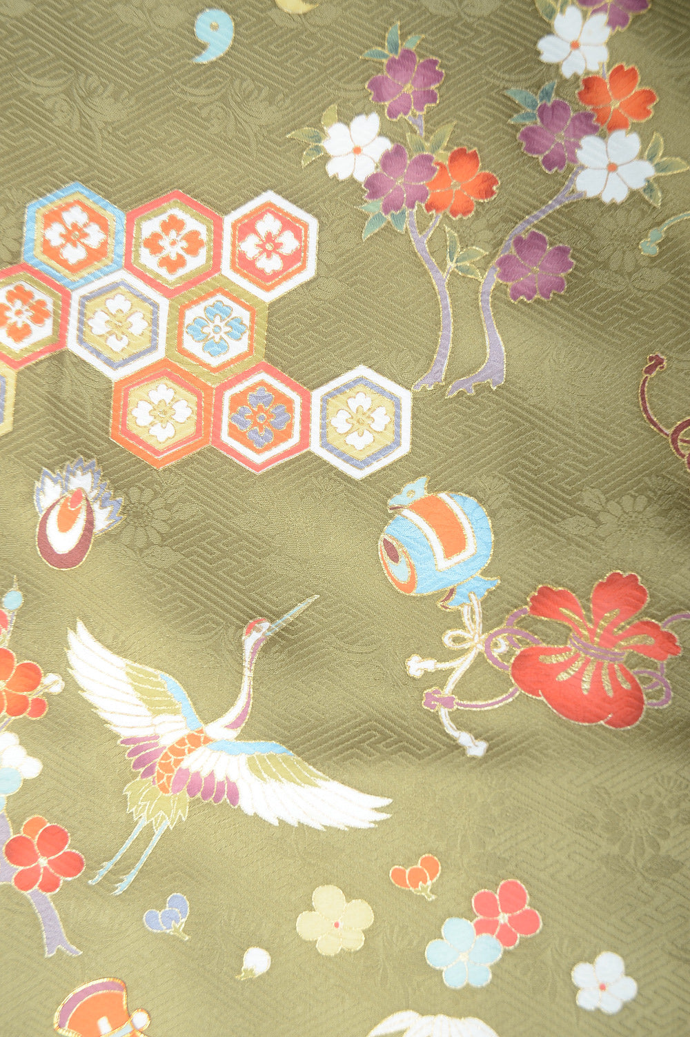 Long-sleeved kimono 6 items set / Furisode / FK#1-352