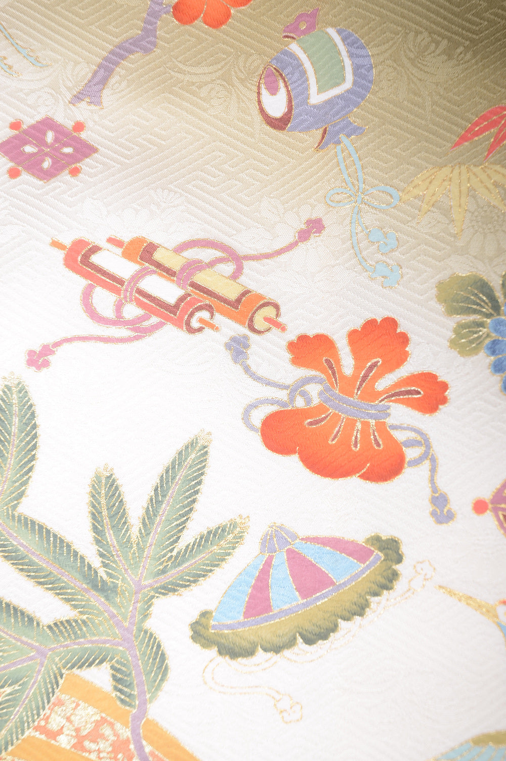 Long-sleeved kimono 6 items set / Furisode / FK#1-352