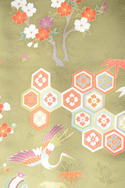 Long-sleeved kimono 6 items set / Furisode / FK#1-352