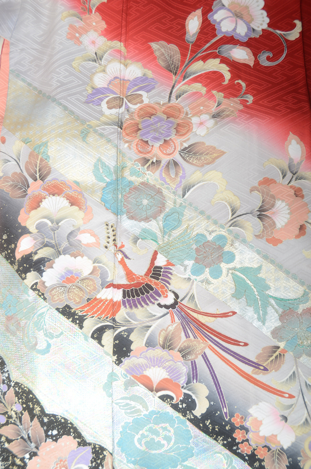Long-sleeved kimono 6 items set / Furisode / FK#1-353