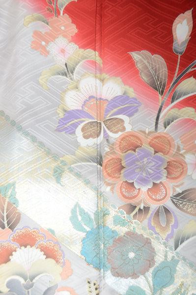 Long-sleeved kimono 6 items set / Furisode / FK#1-353