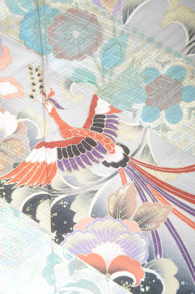 Long-sleeved kimono 6 items set / Furisode / FK#1-353