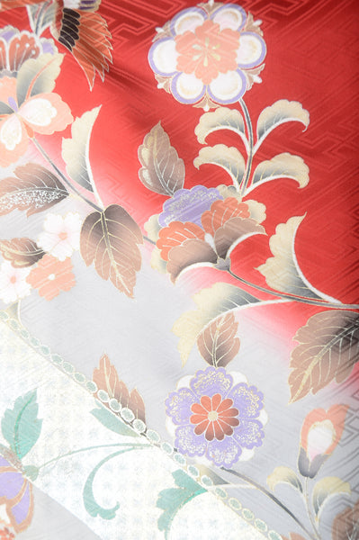 Long-sleeved kimono 6 items set / Furisode / FK#1-353