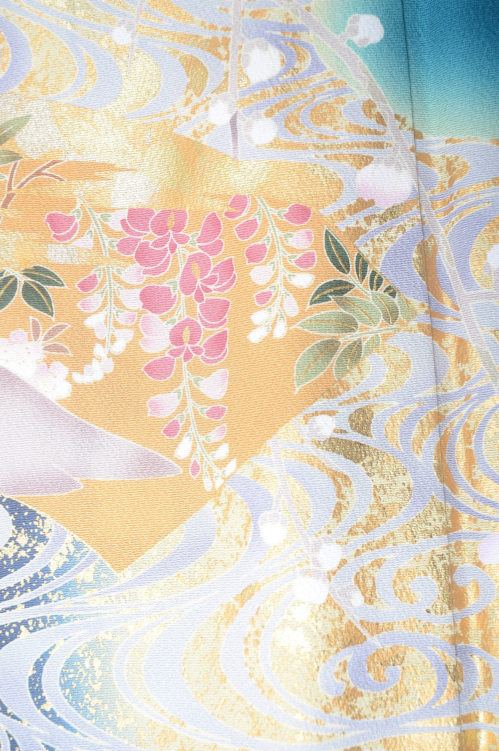 Long-sleeved kimono 6 items set / Furisode / FK#1-355