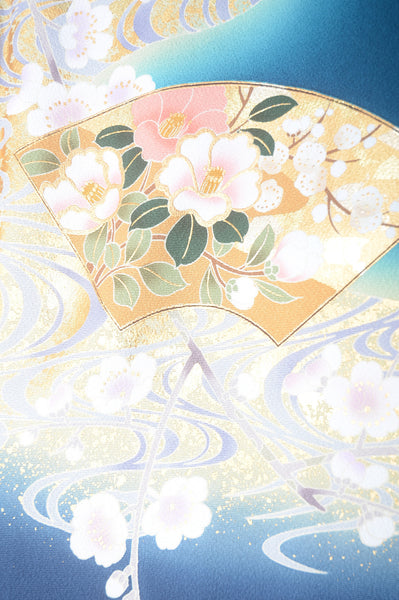 Long-sleeved kimono 6 items set / Furisode / FK#1-355
