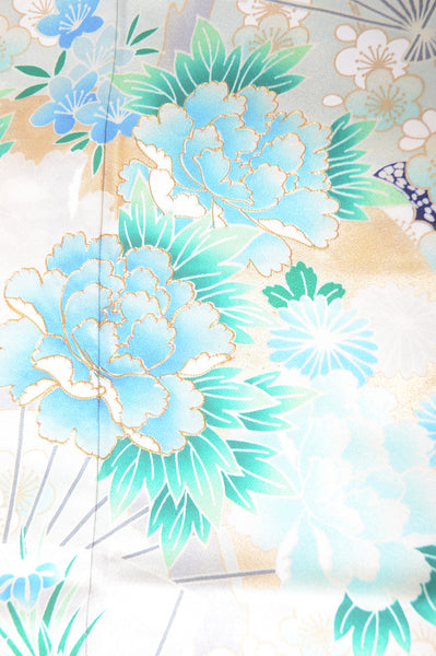 Long-sleeved kimono 6 items set / Furisode / FK#1-356