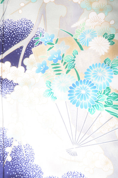 Long-sleeved kimono 6 items set / Furisode / FK#1-356