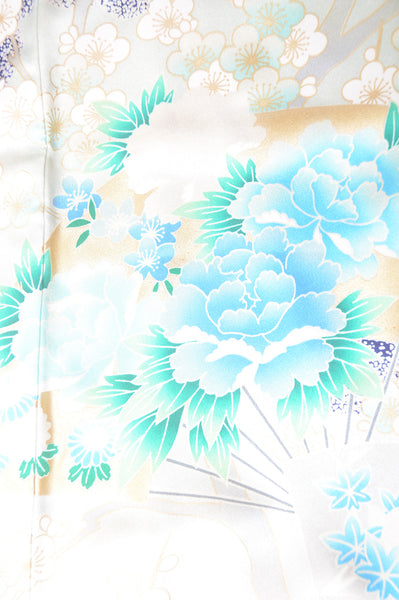 Long-sleeved kimono 6 items set / Furisode / FK#1-356