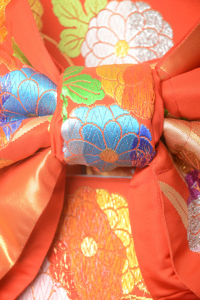 Long-sleeved kimono 6 items set / Furisode / FK#1-356