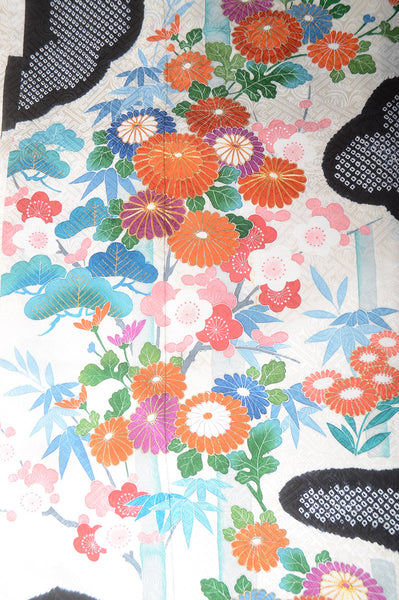 Long-sleeved kimono 6 items set / Furisode / FK#1-357