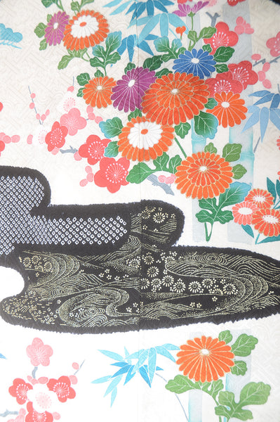 Long-sleeved kimono 6 items set / Furisode / FK#1-357
