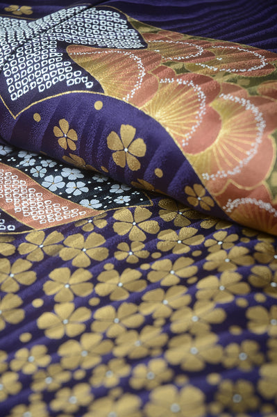 Long-sleeved kimono 6 items set / Furisode / FK#1-358